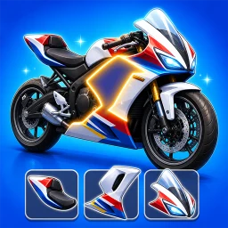 Icono de Bike Builder & Repair Games